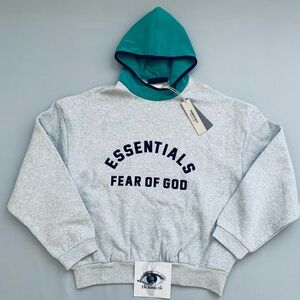 Fear of God Essentials Hoodie - Nylon Mint